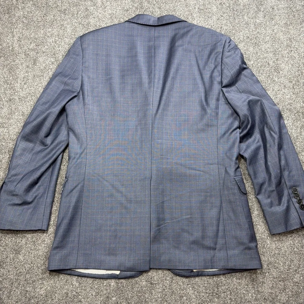 Brooks Brothers Blazer Mens 40S Short Blue Check Patterned Explorer Regent Fit